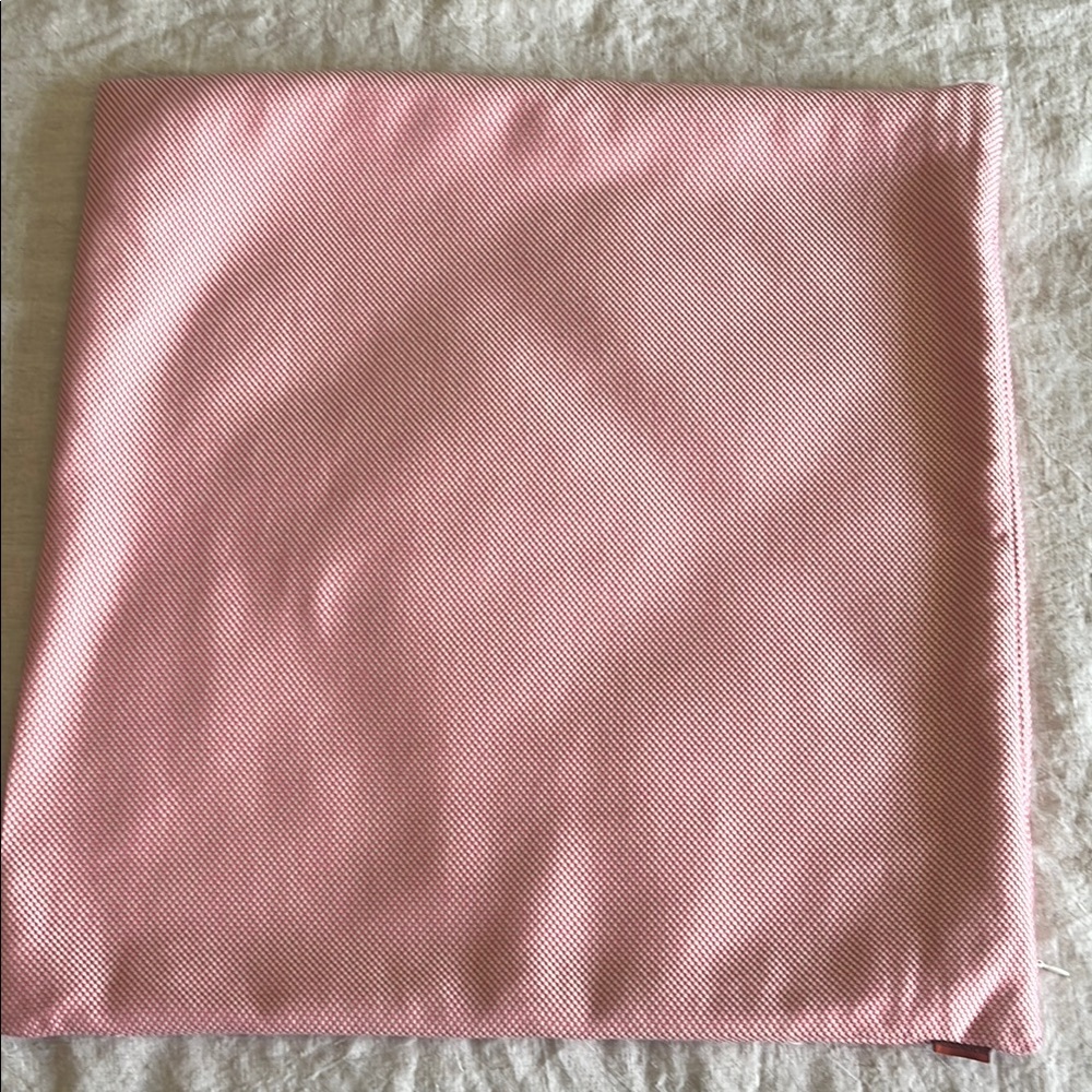 MISSONI HOME Pink Textured Tessuto Fabric 20x20(est) Pillow Cover